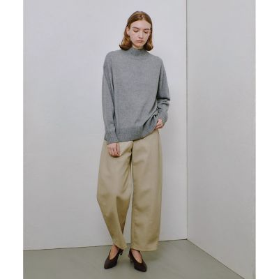 アルアバイル　ルルウィルビー シャイニーラクーンバックスリットプルオーバー シャイニーラクーンバックスリットプルオーバー|allureville