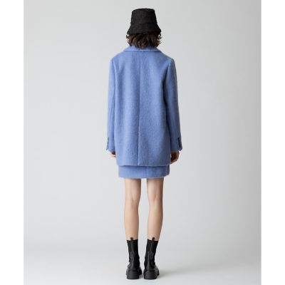 モヘヤシャギーハーフチェスターコート | allureville (Women