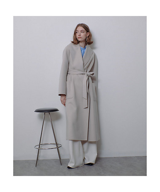 カシミヤ混リバービックショールコート | allureville (Women カシミヤ混リバービックショールコート | allureville (Women