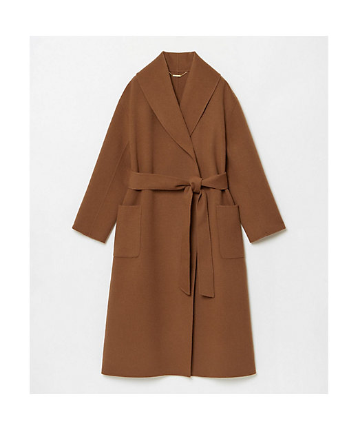 カシミヤ混リバービックショールコート | allureville (Women カシミヤ混リバービックショールコート | allureville (Women