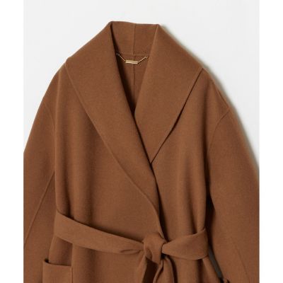 U-big カシミア混コート　美品 カシミヤ混リバービックショールコート | allureville (Women