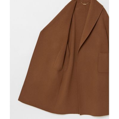 美品✨allureville リバーショールカラーコート カシミヤ混 フード M allureville（アルアバイル）の「カシミヤ混リバーショール