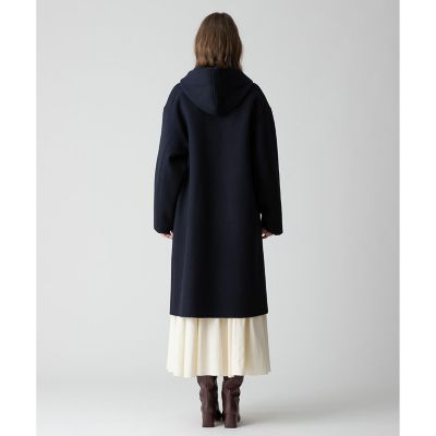 圧縮メルトンフーディコート | allureville (Women