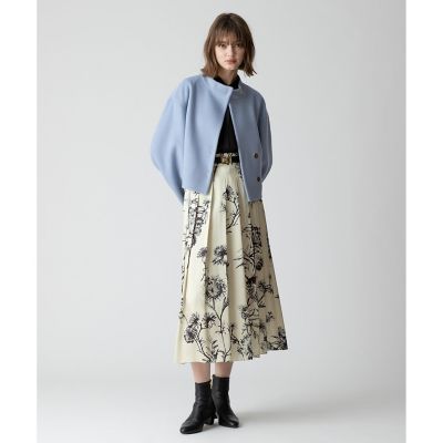Wリバースタンドカラーショートコート | allureville (Women