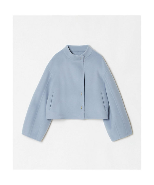 Wリバースタンドカラーショートコート | allureville (Women Wリバースタンドカラーショートコート | allureville (Women