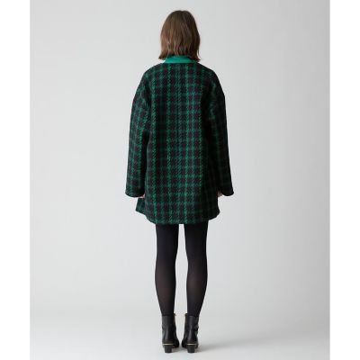 ジオリカチェックジップブルゾン