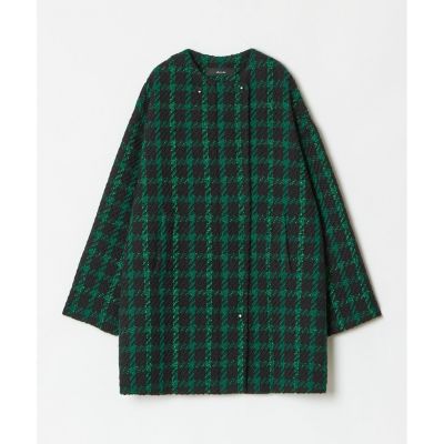 ジオリカチェックジップブルゾン