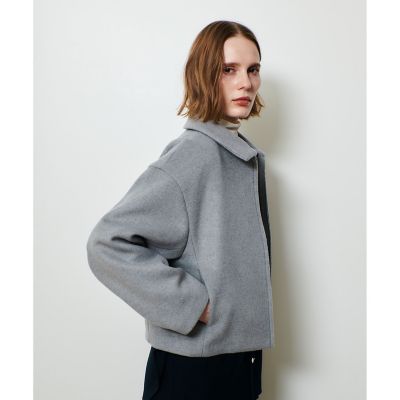 ジーロンラムステンカラーブルゾン | allureville (Women
