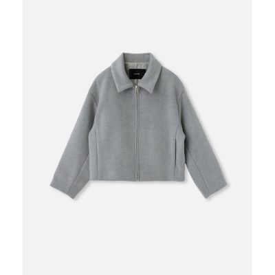 ジーロンラムステンカラーブルゾン | allureville (Women