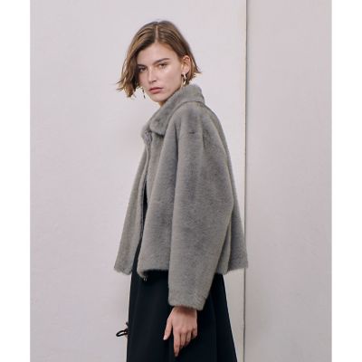 フェイクミンクファーブルゾン | allureville (Women