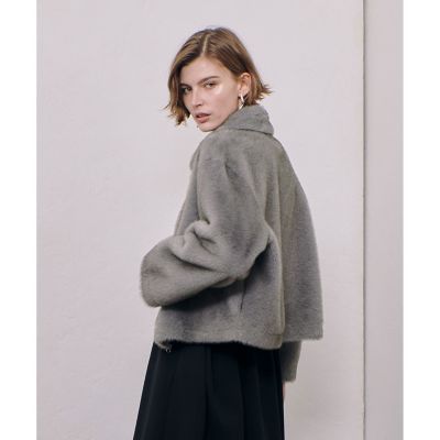 フェイクミンクファーブルゾン | allureville (Women