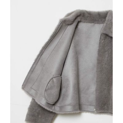 Windson⭕️極美品　希少　リアルミンクファーボレロ　ケープ　カナダ製　高級 フェイクミンクファーブルゾン | allureville (Women