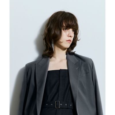 ＴＲＩＡＮＧＬＥビジューイヤリング