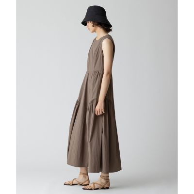 極美品allurevilleアルアバイル ノースリマキシ丈 ティアードワンピース trim_ofalv_item12a7cfde28a611e