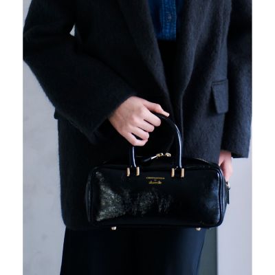 【ＣＨＲＩＳＴＩＡＮ　ＶＩＬＬＡ　ｐｅｒ　ａｌｌｕｒｅｖｉｌｌｅ】ホリゾンタルボストンハンドバッグ