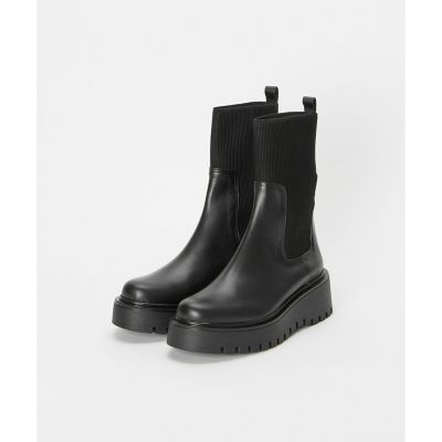 ＜allureville (Women)＞【ａｌｕｒｅｖｉｌｌｅ×ＣＯＲＳＯ　ＲＯＭＡ　９】サイアドゴアショートブーツ