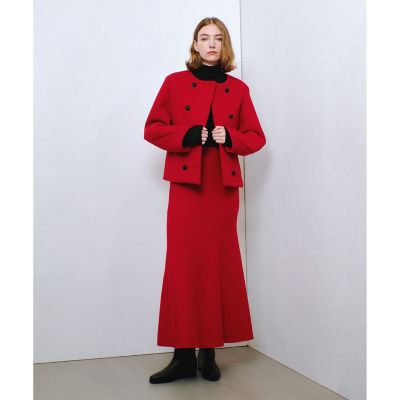 ショートビーバーノーカラージャケット