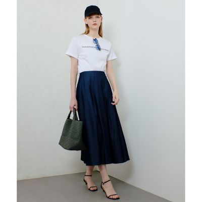 マットタフタアンイーブンタックスカート | allureville (Women