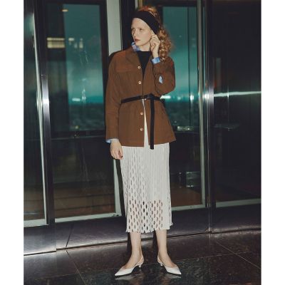 ＜allureville (Women)＞ハンモックフリンジスカート
