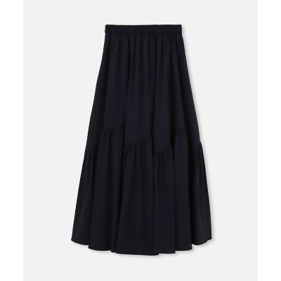 ＜allureville (Women)＞◇バイヤス切替ギャザースカート