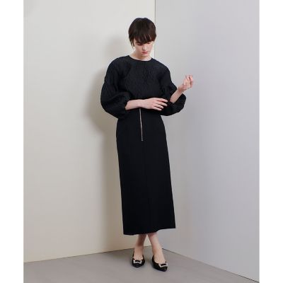 フロントジップサスペンダースカート | allureville (Women