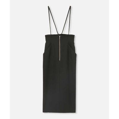 フロントジップサスペンダースカート | allureville (Women