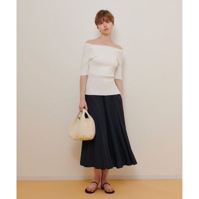 allureville 25SS ライトタンブラーガゼットフレアスカート ライトタンブラーガゼットフレアスカート|allureville OFFICIAL