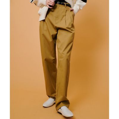 ＜allureville (Women)＞コンパクトクロスチノパンツ