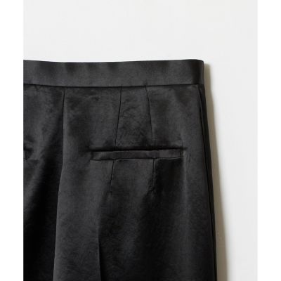 アセテートサテンタックパンツ