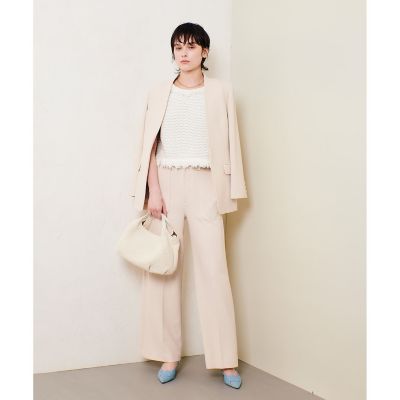 マットストレッチストレートパンツ
