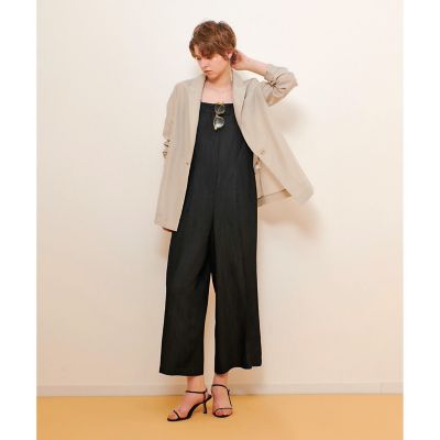 ＜allureville (Women)＞セルリアデニムサロペットパンツ
