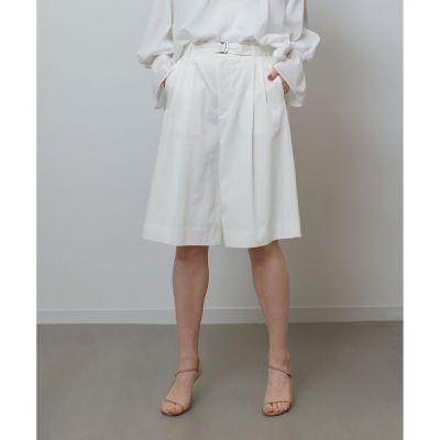 ＜allureville (Women)＞ナイロン混ドライツイルハーフパンツ