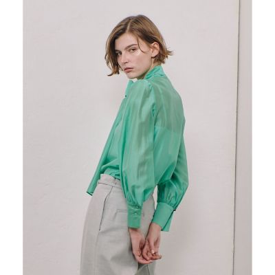 allureville オーガンSETブラウス シアーオーガンギャザーブラウス|allureville OFFICIAL SITE