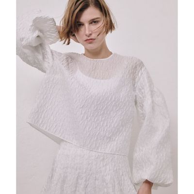 allureville / アルアバイル フクレジャガードブラウス trim_ofalv_item067a5ebacf0a11e