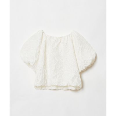 クリンクルワッシャーオフショルブラウス