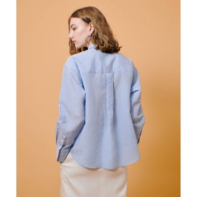 タイディティールストライプシャツ | allureville (Women