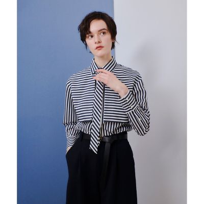 タイディティールストライプシャツ | allureville (Women