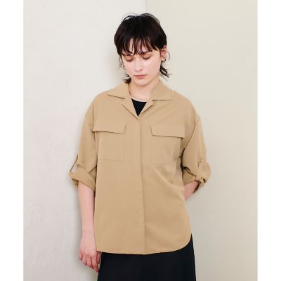 ＣＲＩＳＰＹカルゼターンバックシャツ