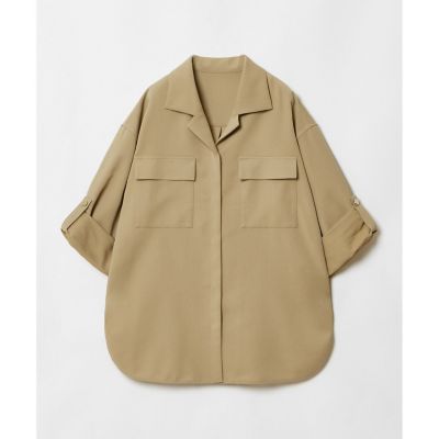 ＣＲＩＳＰＹカルゼターンバックシャツ