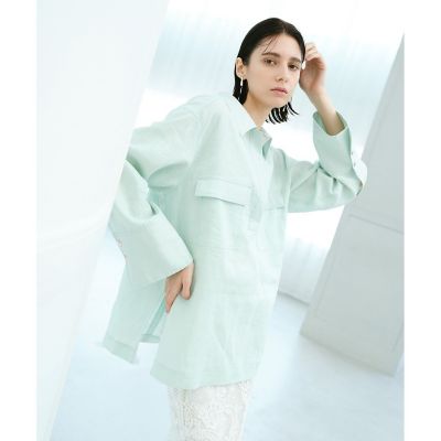 ＜allureville (Women)＞リネンプルオーバーシャツ