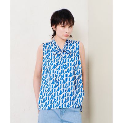 OFFICINAプリントブラウス | allureville (Women