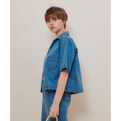 デニムボクシーシャツ