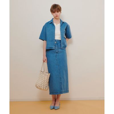 デニムボクシーシャツ