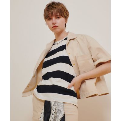 ＜allureville (Women)＞ＭＡＮＴＥＣＯボクシーシャツ