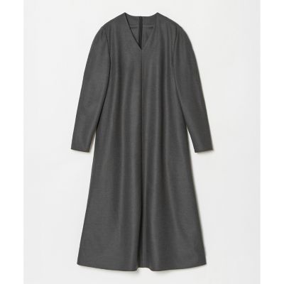 Vネックトラペーズワンピース | allureville (Women