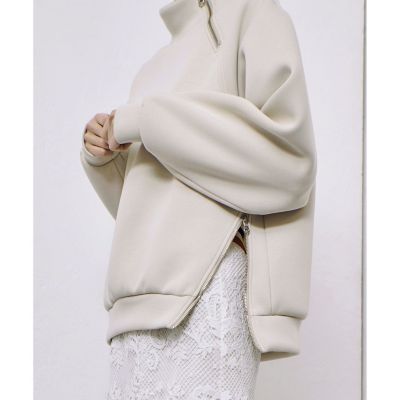 marge tokyo　ビーディング　プルオーバー ボンディングアシンメトリーZIP プルオーバー | allureville