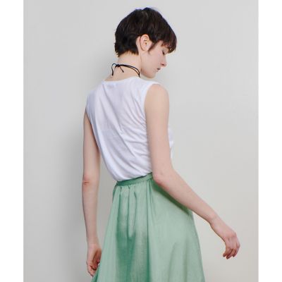 サイドロゴノースリーブＴシャツ