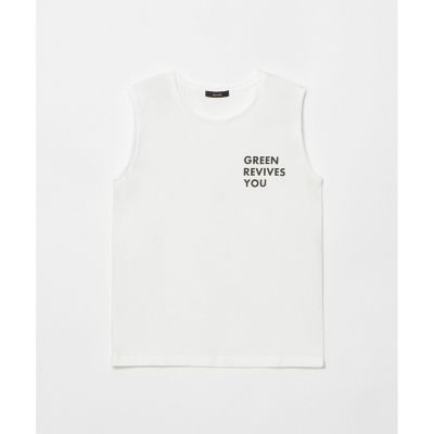 サイドロゴノースリーブＴシャツ