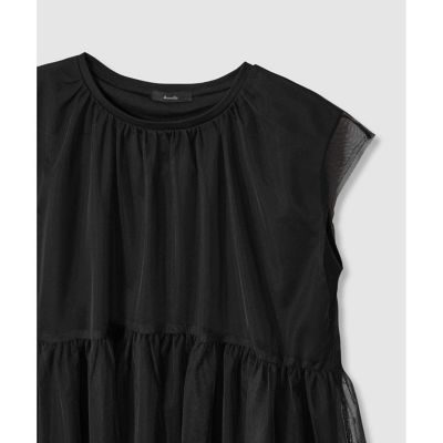 ADORE - 美品♡ADORE ウールネッププルオーバー2way 黒 チュールドッキングイレヘムプルオーバー | allureville (Women