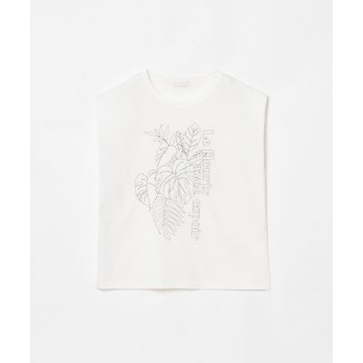 ボタニカル刺繍Ｔシャツ